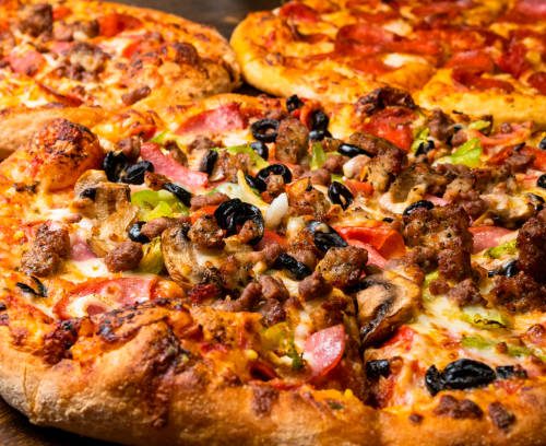 Ultimate Supreme Pizza with Meats & Fresh Veggies