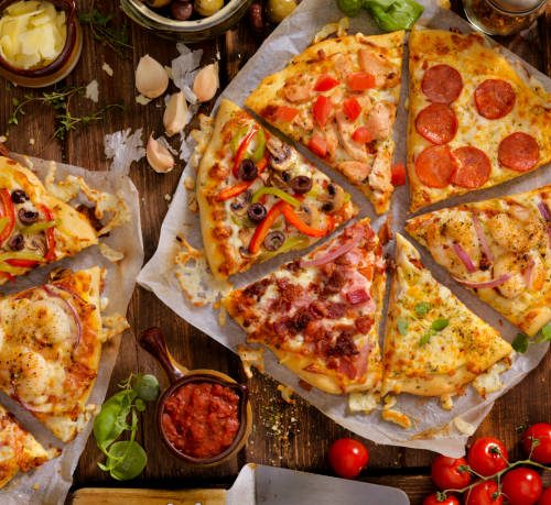 Mixed Flavor Pizza Sampler - Assorted Slices for Every Taste